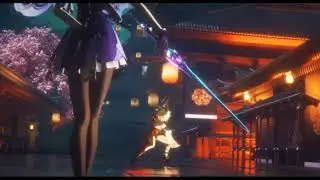 [Honkai Impact 3 x Genshin Impact] keqing v yae sakura