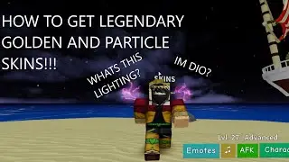 HOW TO GET LEGENDARY, GOLDEN AND PARTICLE SKINS IN ANIME BATTLE ARENA!!!