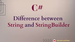 C# - What is the difference between String and StringBuilder in C# | C# interview question