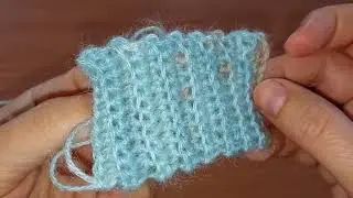 Вяжем шаль или шарфик КРЮЧКОМ