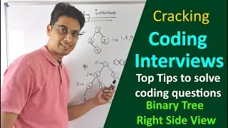 Cracking the Coding Interview | How To Ace Coding Interview | Binary Tree Right Side View