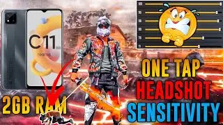 REALME C11 FREE FIRE 📱 SETTINGS+SENSITIVITY+CUSTOM HUD+DPI ⚙️ REALME C11  FREE FIRE HIGHLIGHTS 🎯