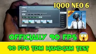 IQOO NEO 6 AFTER 90 FPS UPDATE TEST 😍  | TDM HANDCAM | FINALLY 90 FPS IN PUBG AND BGMI TEST 😱12+256