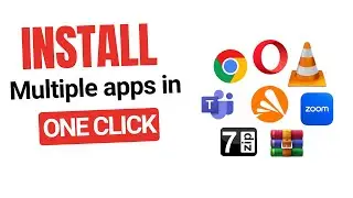 How to Install Multiple Apps or Software's with One Click