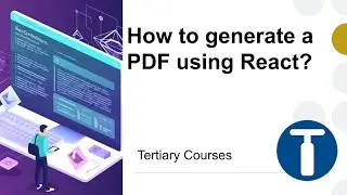 How to generate a PDF using React?