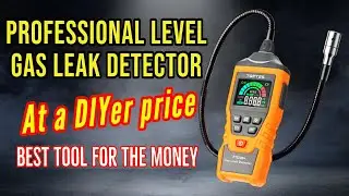 Gas Leak Detector Sniffer from TopTes, Professional Level Flammable Combustible Gas Leak Detector