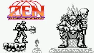 Zen: Intergalactic Ninja (GameBoy) // All Bosses