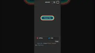 Html CSS hover animated button 