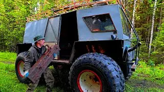"ЭТО СЛУЧИЛОСЬ" ТОННА ЗА РАЗ! ВЫВЕЗ "ДЕЛЯНКУ" ЛЕСОРУБОВ! +30 ЖЕСТОКИЕ УСЛОВИЯ.  ВЫЖИТЬ И ВЫЕХАТЬ.