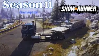 Fixing A Bridge And Delivering A Trailer. SnowRunner Season 11 New Update/DLC PTS Gameplay