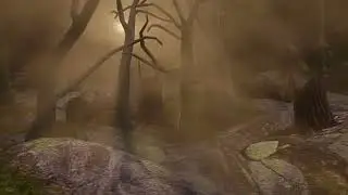 Blender 3.3 Forest environment with animated fog 