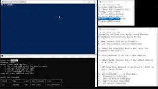 PowerShell & MySQL Demo