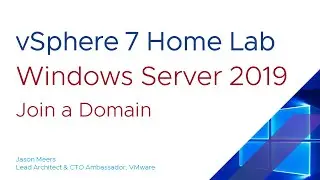 Windows Server 2019 join an existing Active Directory Domain (VMware vSphere ESXi 7) Jason Meers