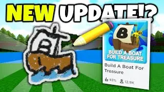 *NEW* SECRET UPDATE IS HERE!? | Build a boat for Treasure ROBLOX