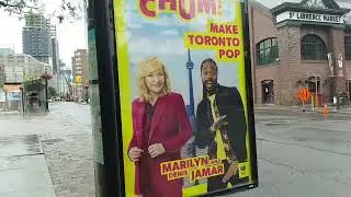 Walk in Toronto downtown - (Snt James Park, St laurence Market, eaton center)