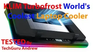KLIM RGB Turbofrost Laptop Cooling Pad