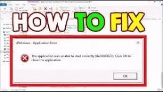 How to fix the error 0xc0000022  