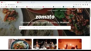 zomato clone website using html css only - part 2