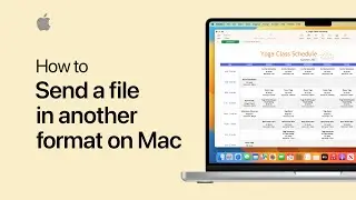 How to send a file in another format in Numbers, Pages, and Keynote on Mac | Apple Support