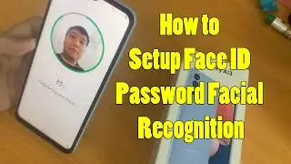 Samsung Galaxy A13: How to Setup Face ID Password Facial Recognition