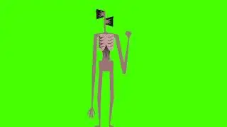 Siren Head Jumpscare (Sticknodes)Green Screen