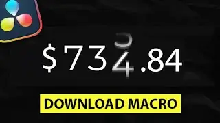 COUNTER Macro in DaVinci Resolve