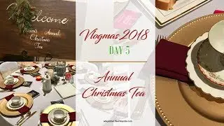 Al and al Vlogmas Day 5 | Annual Christmas Tea and Dinner in the City