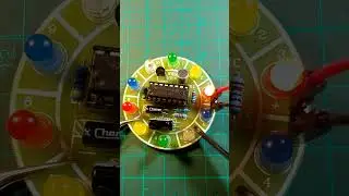 Colorful Voice Control Rotation LED 