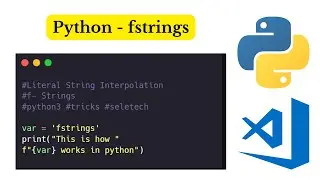 Python | Using fstrings