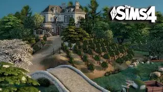 I made a traditional Mediterranean Vineyard with house | The Sims 4 build