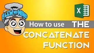 How to use Microsoft office EXCEL CONCATENATE function easily and efficiently