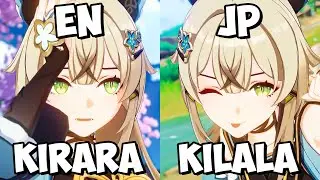 ENG & JPN KIRARA Voice Lines Genshin Impact