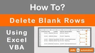 Excel VBA: How to Delete Blank Rows [Two Techniques]