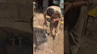 How to make homemade hand trale with stick welding #youtubeshorts #welding