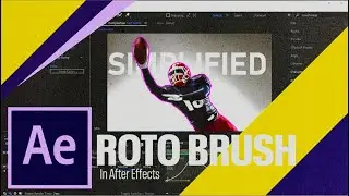 How to add Text Behind a Moving Person or Object in After effects (Rotoscoping Technique)