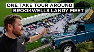 ONE TAKE TOUR OF THE TRUCKS AT BROOKWELLS LAND ROVER MEET