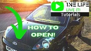 Ford Fiesta How To Open Bonnet Coolant Washer Fluid Oil Location How To Open Hood