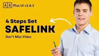 How to add auto SafeLink page in Plus UI Blogger Template | SafeLink Script for Beginners | Class 10