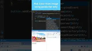 Pick Color From Image in JavaScript | Color Picker #coding