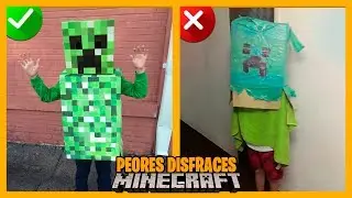 Los 15 PEORES DISFRACES DE MINECRAFT