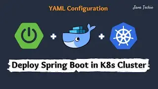 Kubernetes Tutorial | Run & Deploy Spring Boot Application in K8s Cluster using yaml configuration