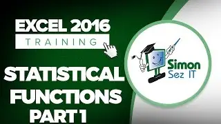 How to Use Statistical Functions for Description in Microsoft Excel 2016 - Part 1