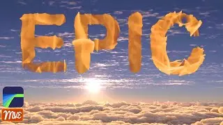 Text on Fire, LumaFusion Tutorial, Displacement Mapping (iOS, Android, ChromeOS)
