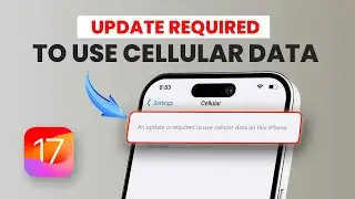 How to Fix the Update Required To Use Cellular Data Problem on iPhone