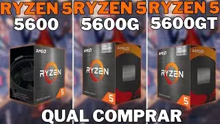 Ryzen 5 5600 vs Ryzen 5 5600G vs Ryzen 5 5600GT - Qual melhor para RTX 4060