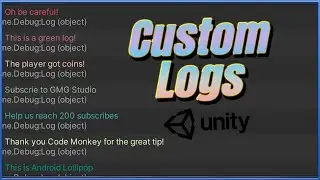 Customize your logs in Unity 🎨 Awesome Unity tip! | GMG Studio (Thank you @Code Monkey)