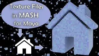 Using Texture Files in MASH for Maya