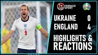 ENGLAND DESTROY UKRAINE! England 4-0 Ukraine Highlight Show | Euro 2020