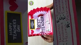 DIY - Teacher's day pop-up card ideas // Happy teacher's day greetings card handmade 