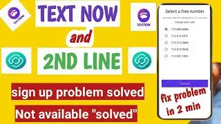 textnow is unavailable in your country, problem solved/2nd line//TextNow update 2023.